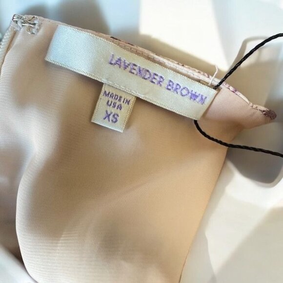 Lavender Brown Mini Fit and Flare Dress Multicolor, Size X-Small - Picture 8 of 16